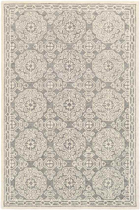 Wilaard Traditional Medium Gray Area Rug