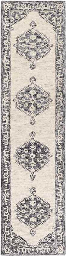 Witmarsum Traditional Black Area Rug