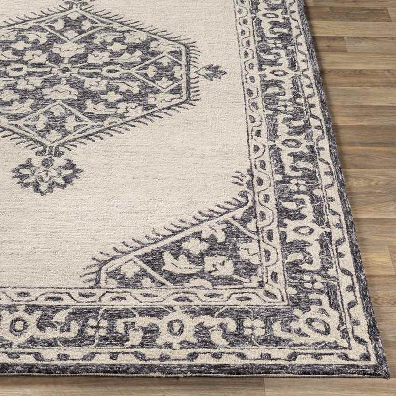 Witmarsum Traditional Black Area Rug