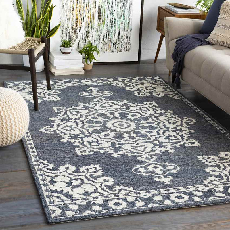 Witveen Traditional Charcoal Area Rug