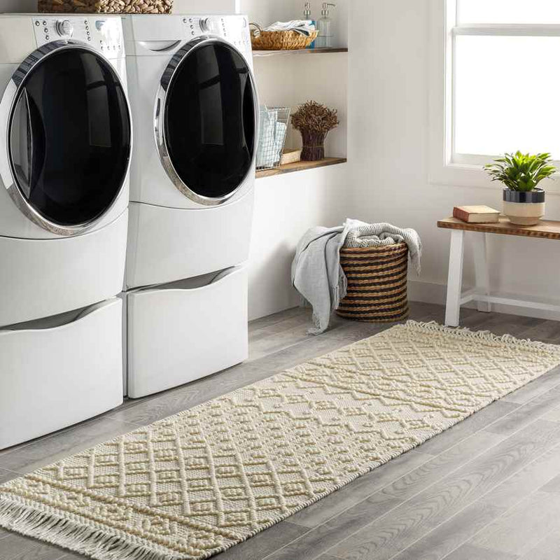 Amiens Cottage White Area Rug