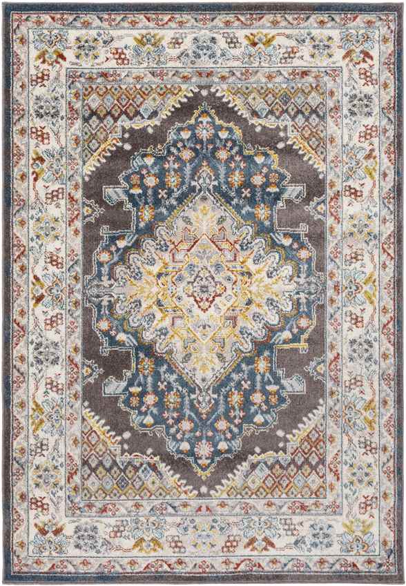 Var Traditional Teal Area Rug