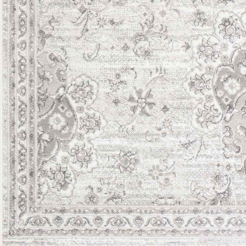 Woudsend Traditional Light Gray Area Rug