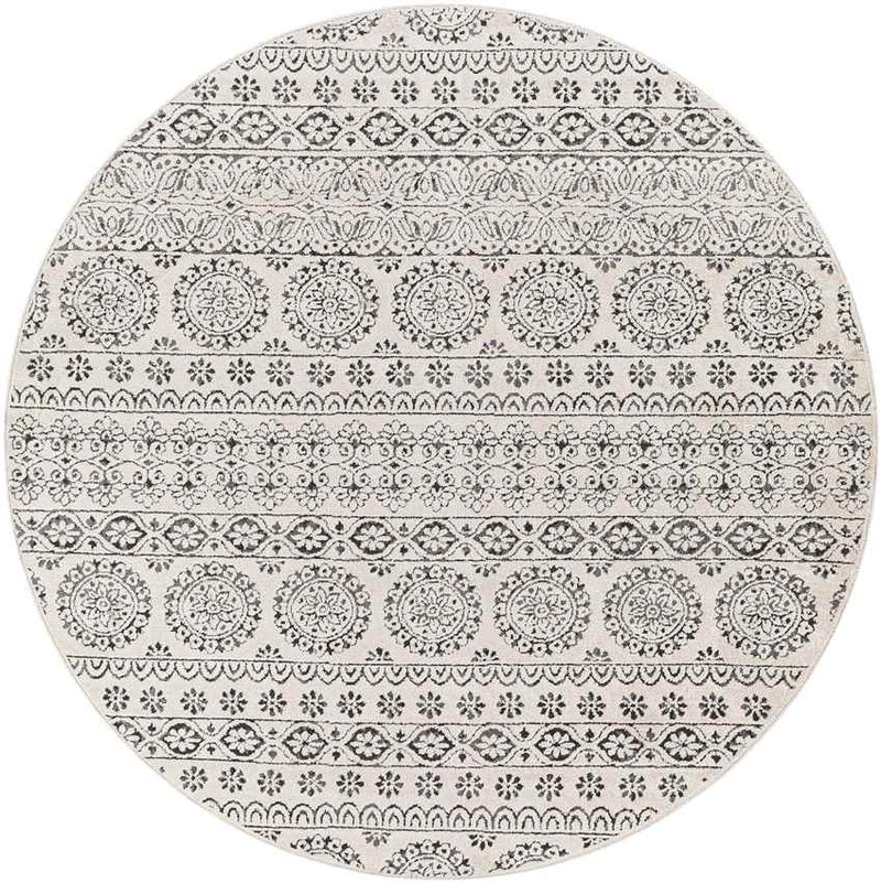 Tollebeek Traditional Charcoal Area Rug