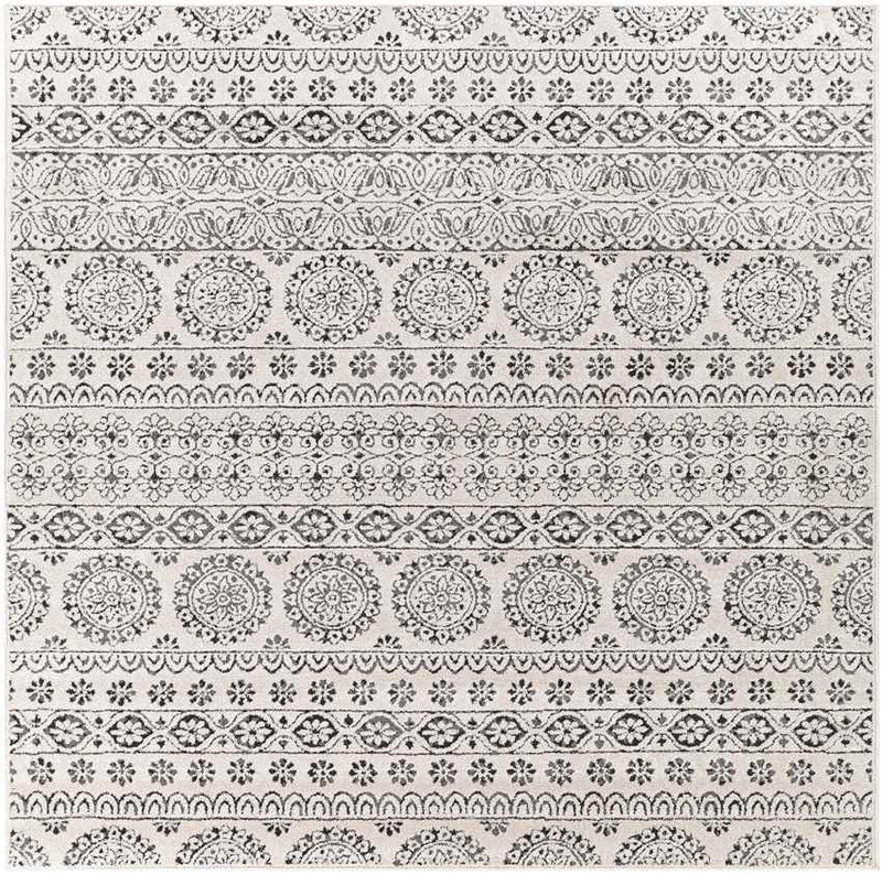 Tollebeek Traditional Charcoal Area Rug