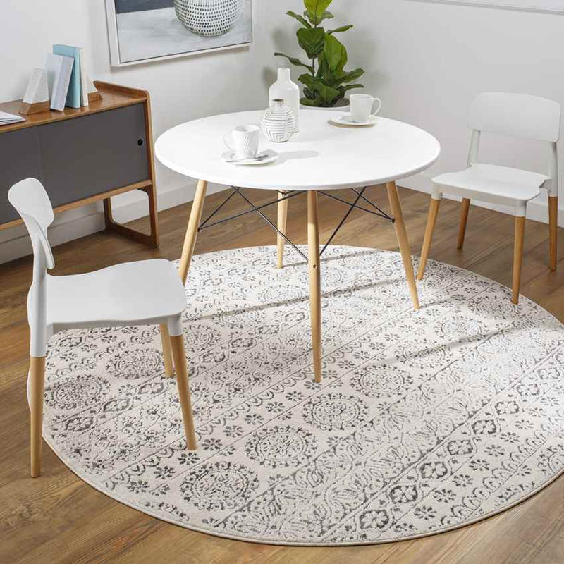 Tollebeek Traditional Charcoal Area Rug