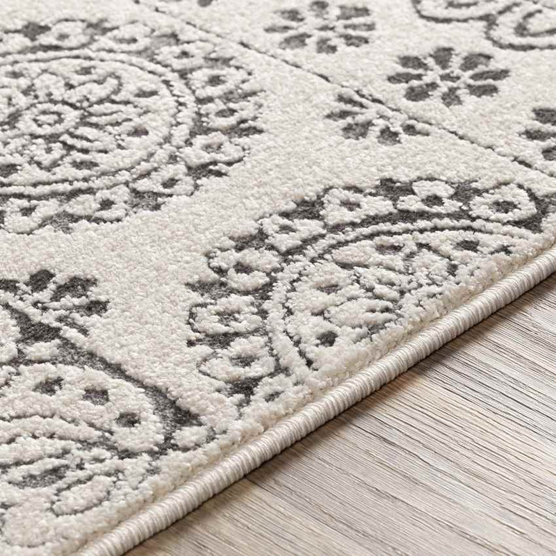 Tollebeek Traditional Charcoal Area Rug