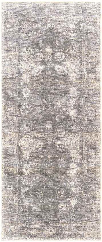 Lucca Traditional Dark Green Area Rug