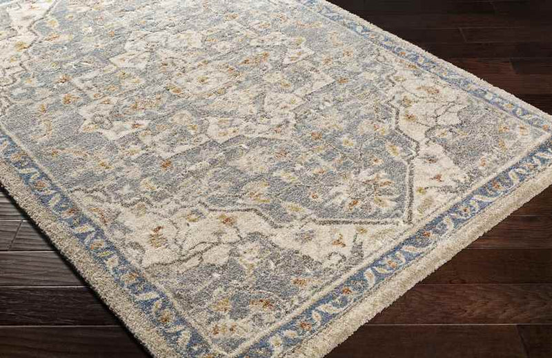 Anreep Traditional Denim Area Rug