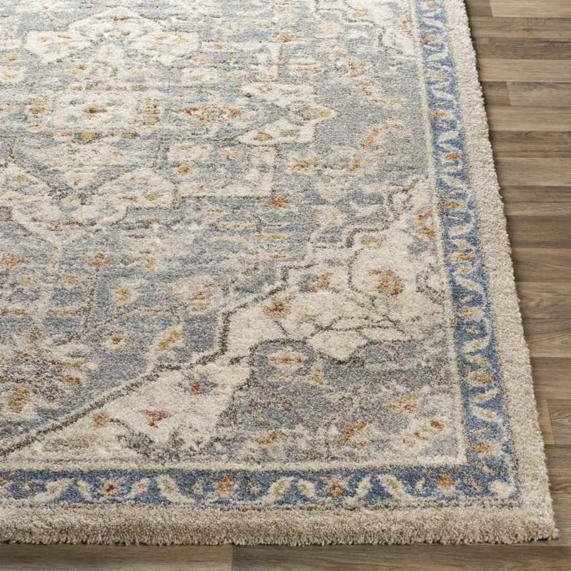 Anreep Traditional Denim Area Rug