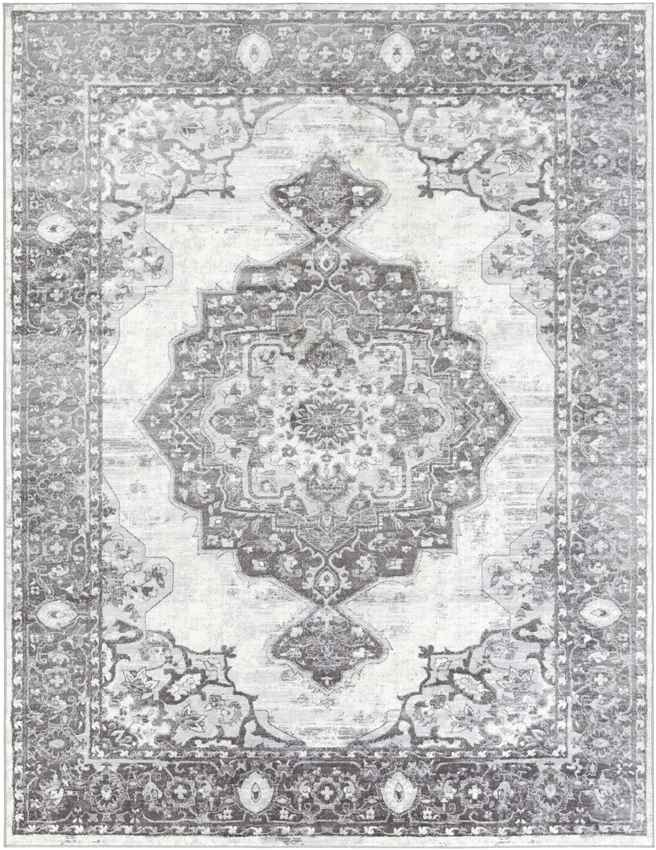 Ansen Traditional Charcoal Area Rug