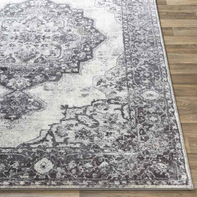 Ansen Traditional Charcoal Area Rug