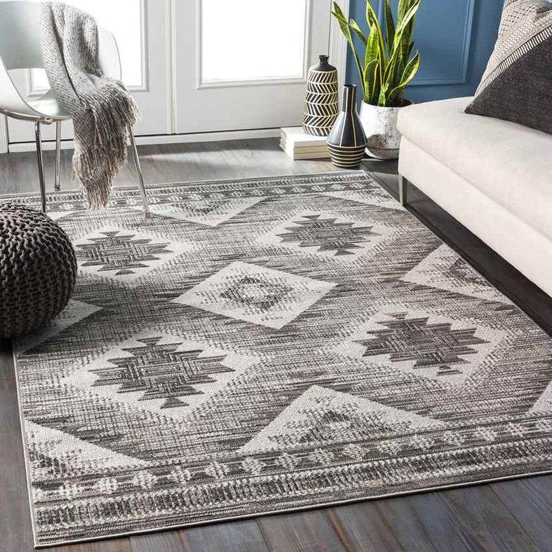 Dalerpeel Traditional Charcoal Area Rug