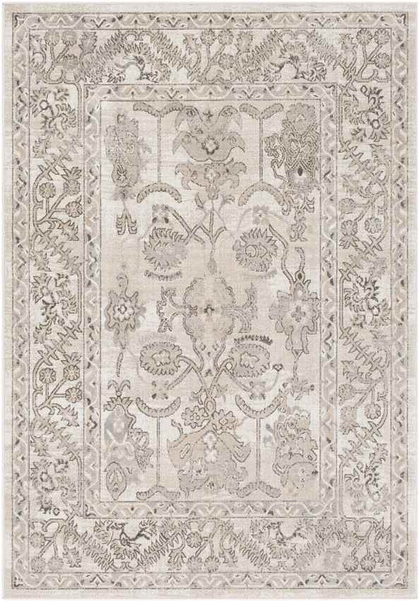 Deurze Traditional Charcoal Area Rug