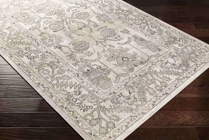 Deurze Traditional Charcoal Area Rug