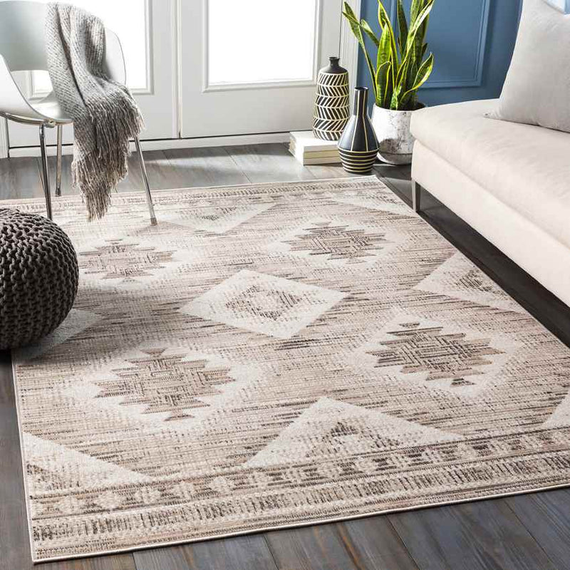 Dalerpeel Traditional Camel Area Rug