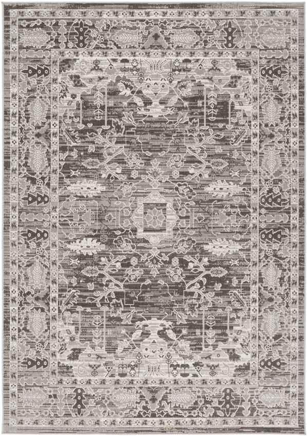 Eelde Traditional Charcoal Area Rug