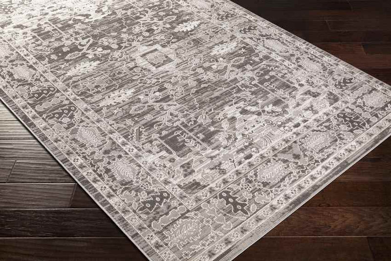 Eelde Traditional Charcoal Area Rug