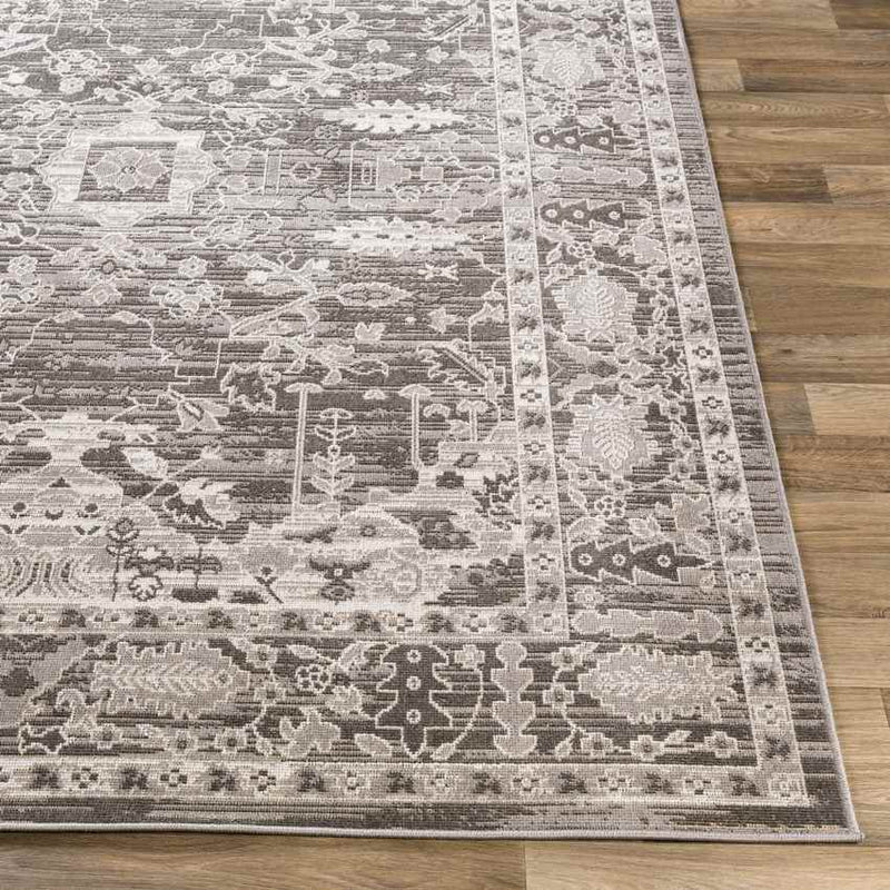 Eelde Traditional Charcoal Area Rug