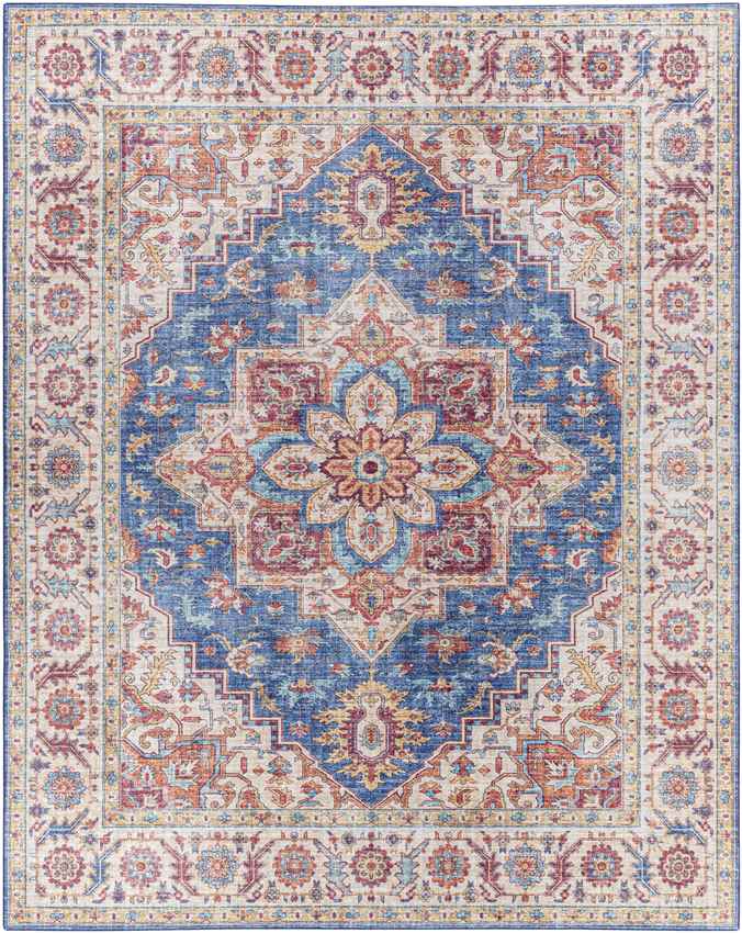 Landes Traditional Garnet Area Rug