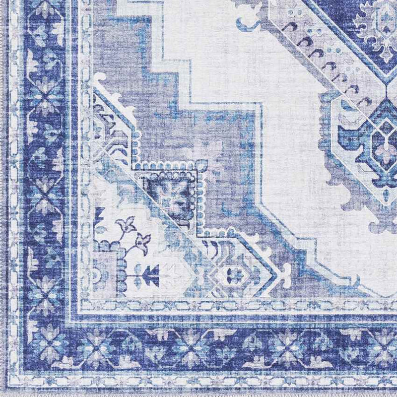 Eemten Traditional Navy Area Rug