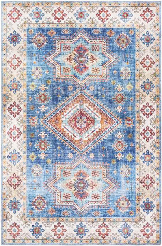 Een Traditional Navy Area Rug