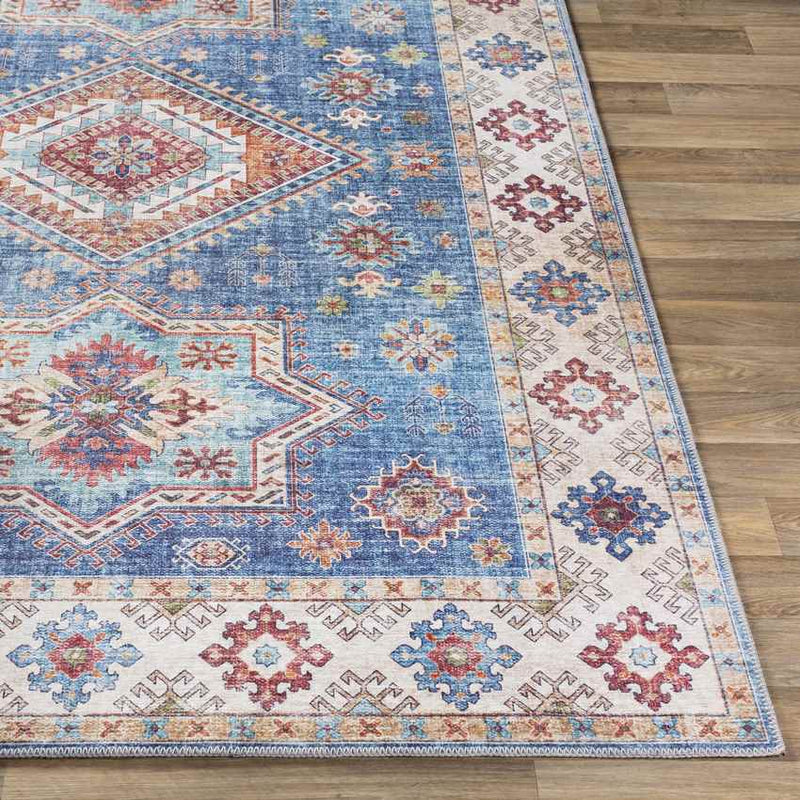 Een Traditional Navy Area Rug