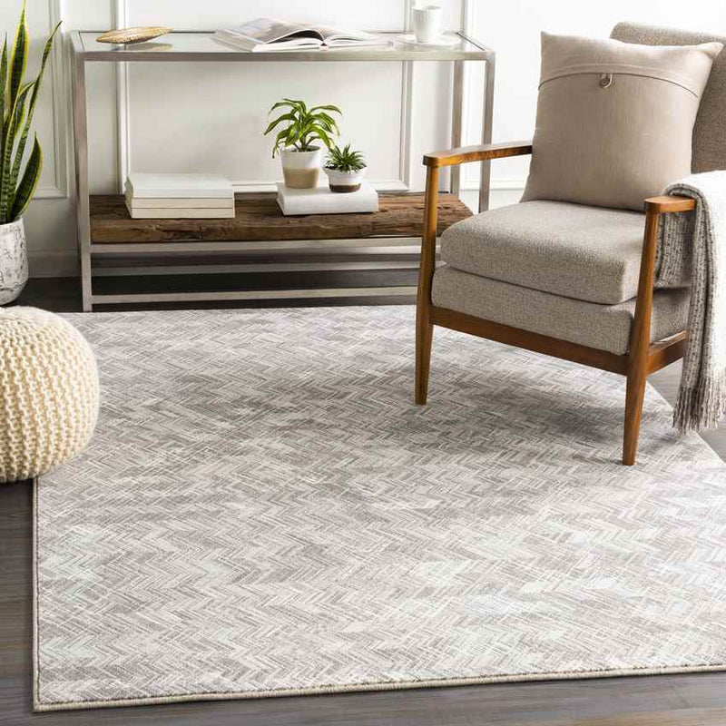 Exloo Modern Light Gray Area Rug