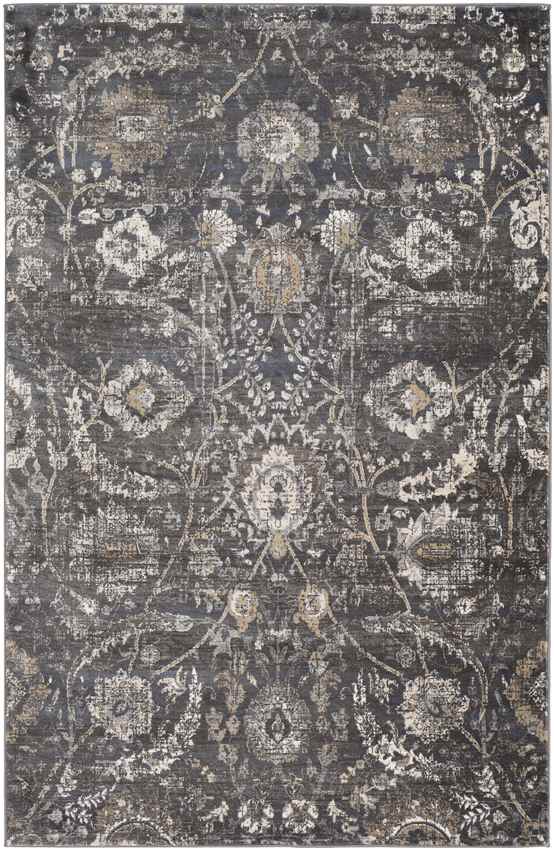 Avellino Traditional Black Area Rug