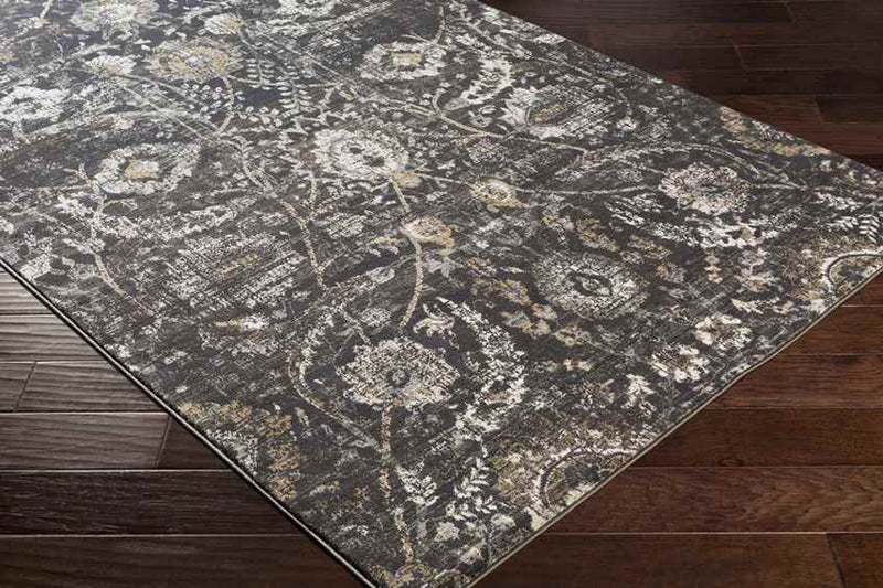 Avellino Traditional Black Area Rug