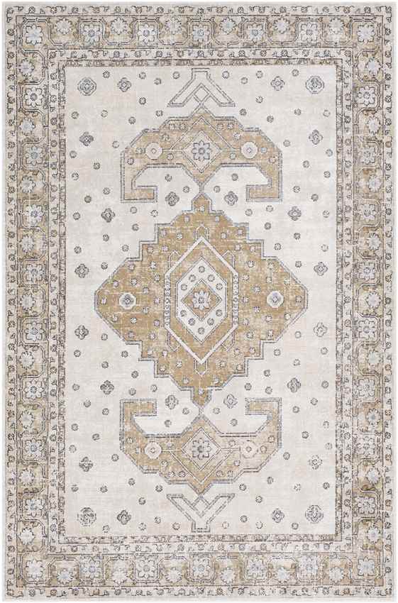 Teramo Traditional Tan Area Rug