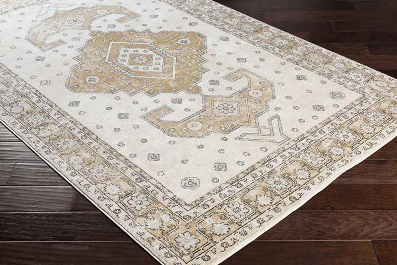 Teramo Traditional Tan Area Rug