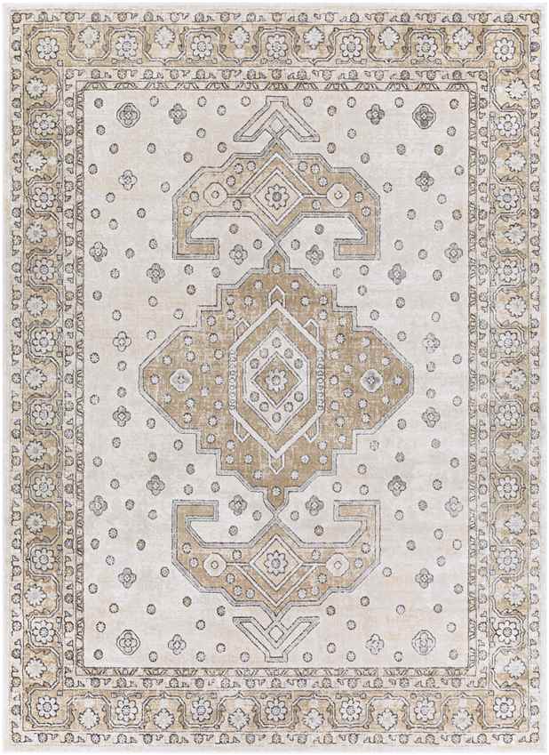 Teramo Traditional Tan Area Rug