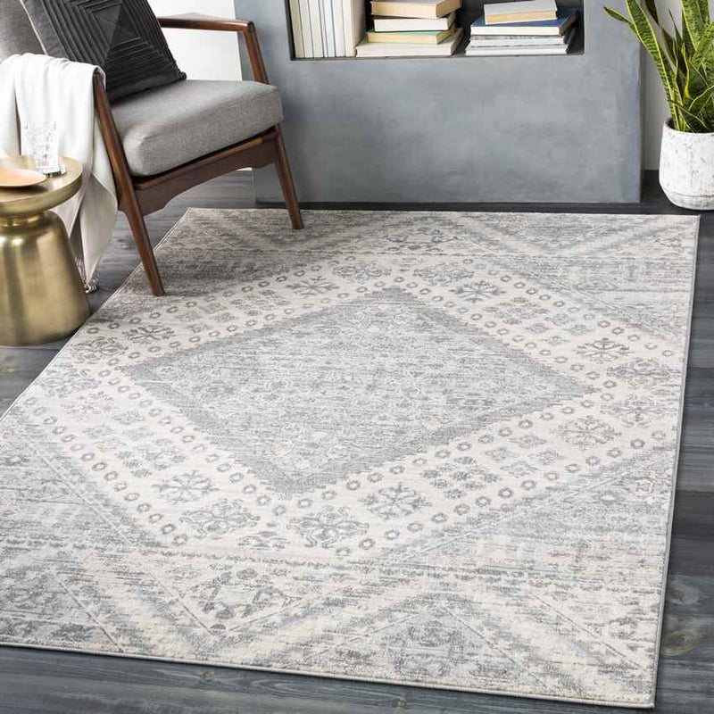 Lheebroek Global Medium Gray Area Rug