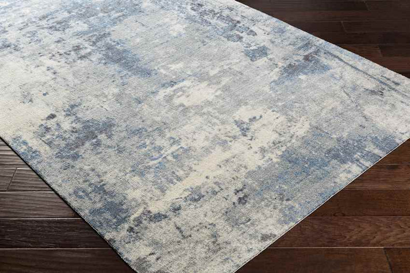 Narbonne Modern Bright Blue Area Rug