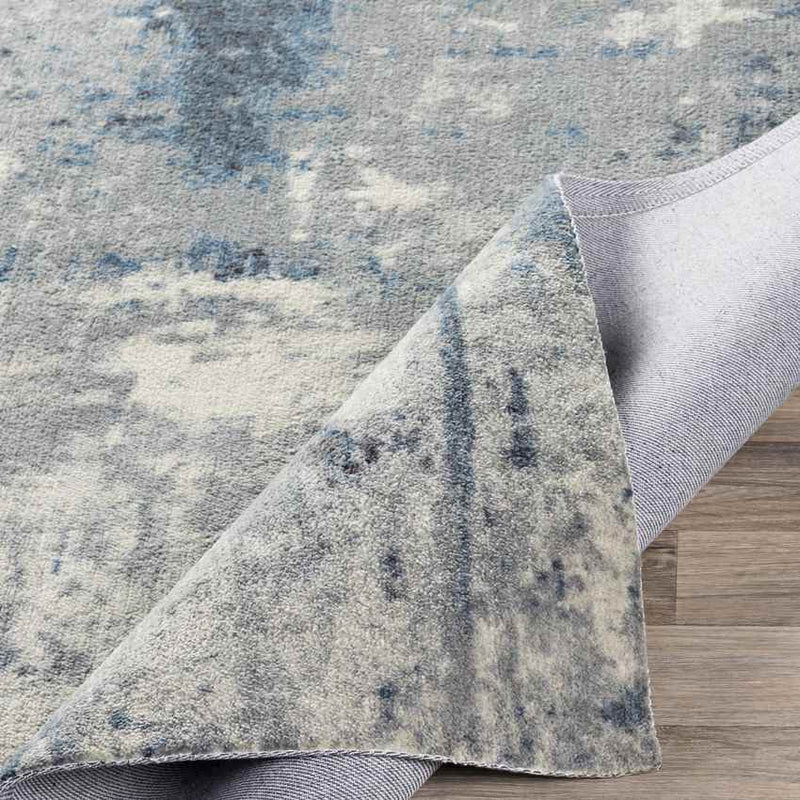 Narbonne Modern Bright Blue Area Rug