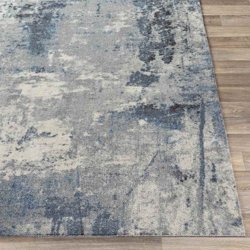 Narbonne Modern Bright Blue Area Rug