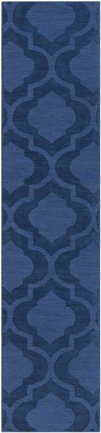 Bergerac Modern Dark Blue Area Rug