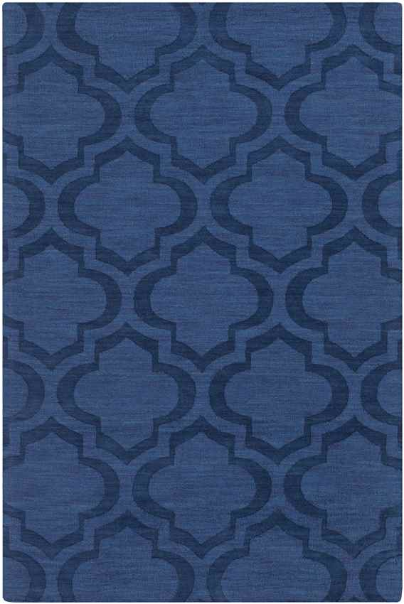 Bergerac Modern Dark Blue Area Rug