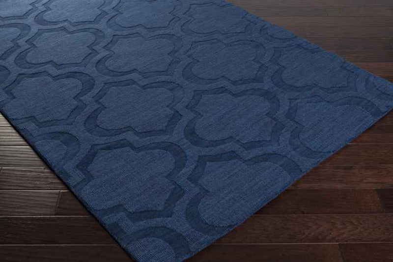 Bergerac Modern Dark Blue Area Rug