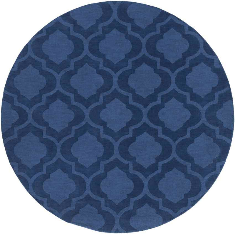 Bergerac Modern Dark Blue Area Rug