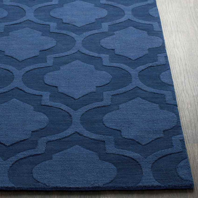 Bergerac Modern Dark Blue Area Rug