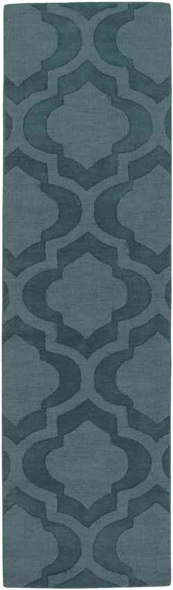 Bergerac Modern Teal Area Rug