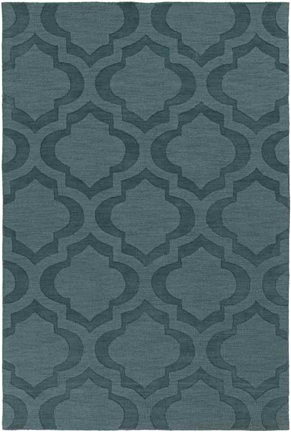 Bergerac Modern Teal Area Rug