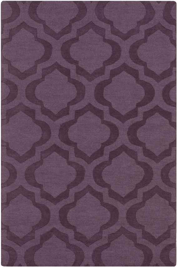 Bergerac Modern Eggplant Area Rug