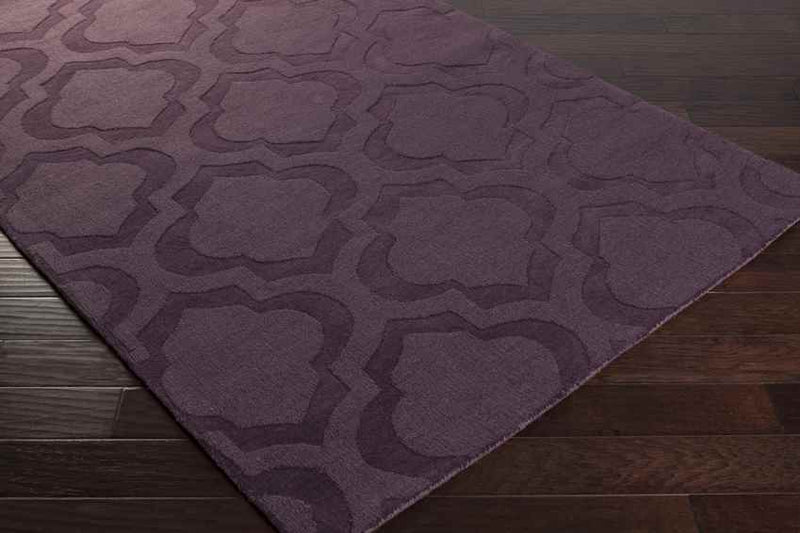 Bergerac Modern Eggplant Area Rug