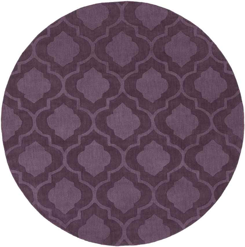 Bergerac Modern Eggplant Area Rug