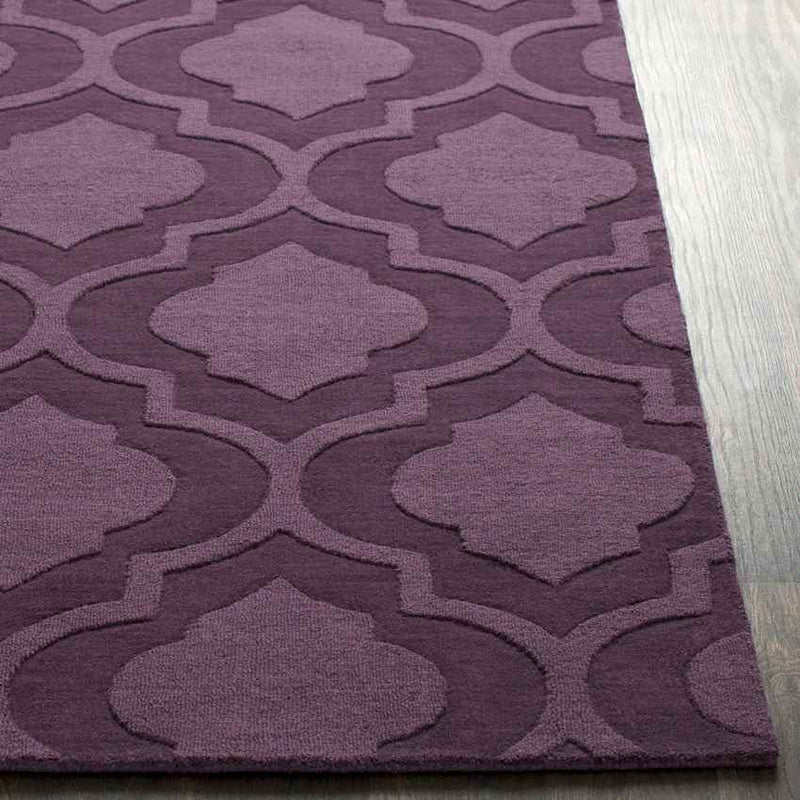 Bergerac Modern Eggplant Area Rug