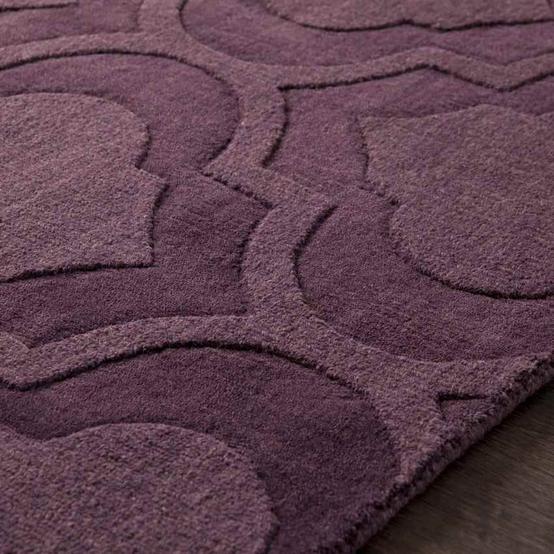 Bergerac Modern Eggplant Area Rug