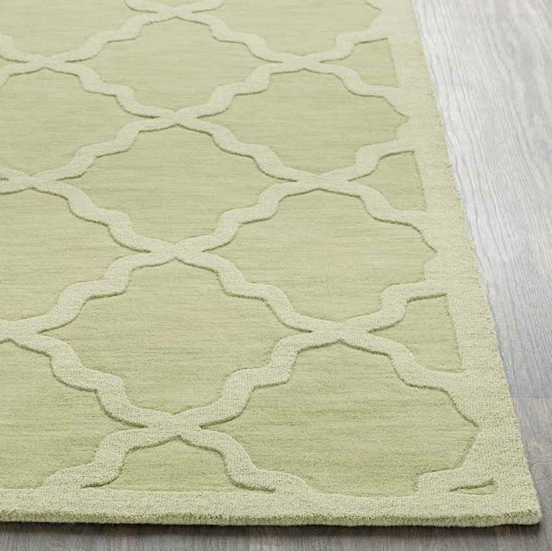 Ermont Modern Grass Green Area Rug